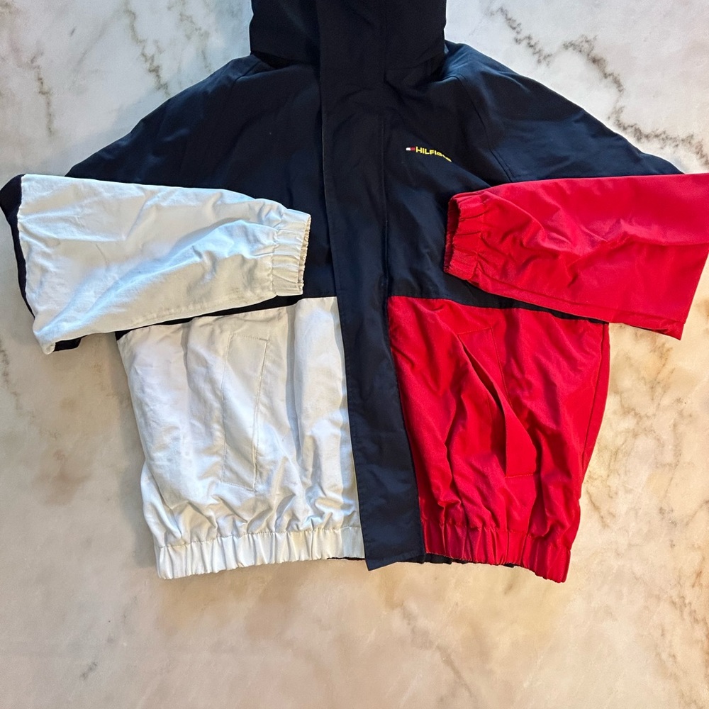 Tommy Hilfiger Colorblock Jacket - Black, White, Red